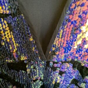 Urban Outfitters Purple/Blue Sequin Mini Dress